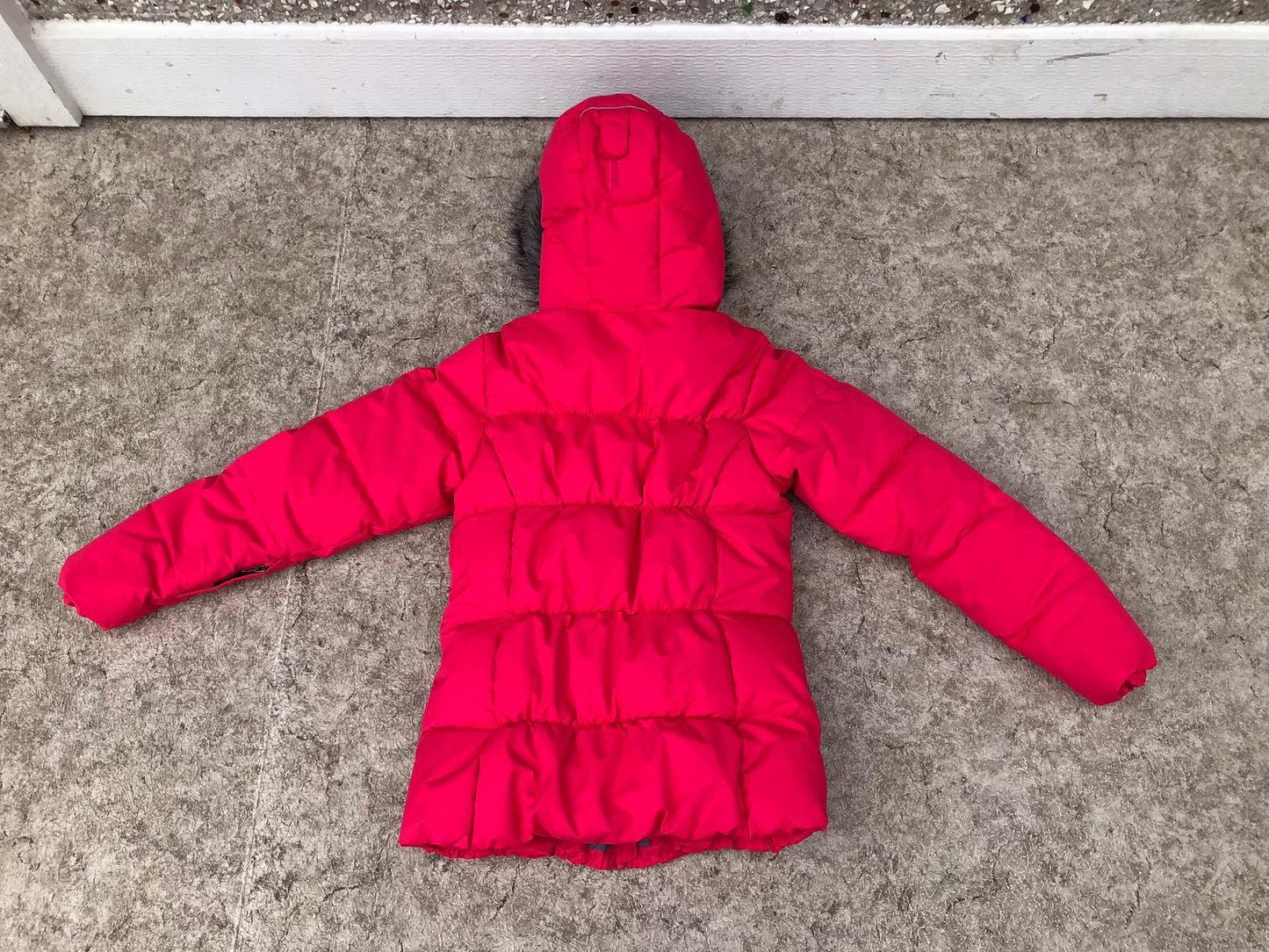 Winter Coat Child Size 12 Columbia Fushia Faux New Demo Model