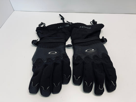 Winter Gloves Mitts Men's Size Large Oakley Black Leather