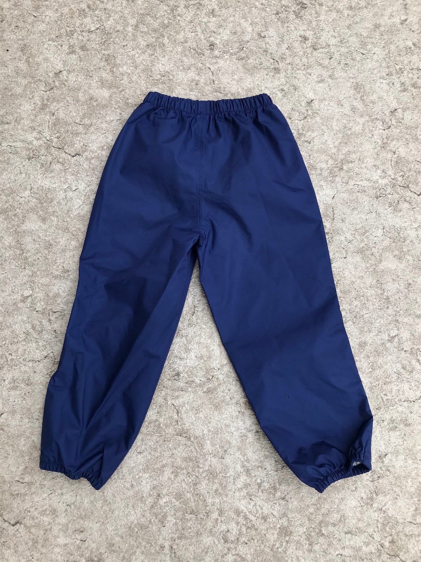 Rain Pants Child Size 8 MEC Marine Blue Excellent As New
