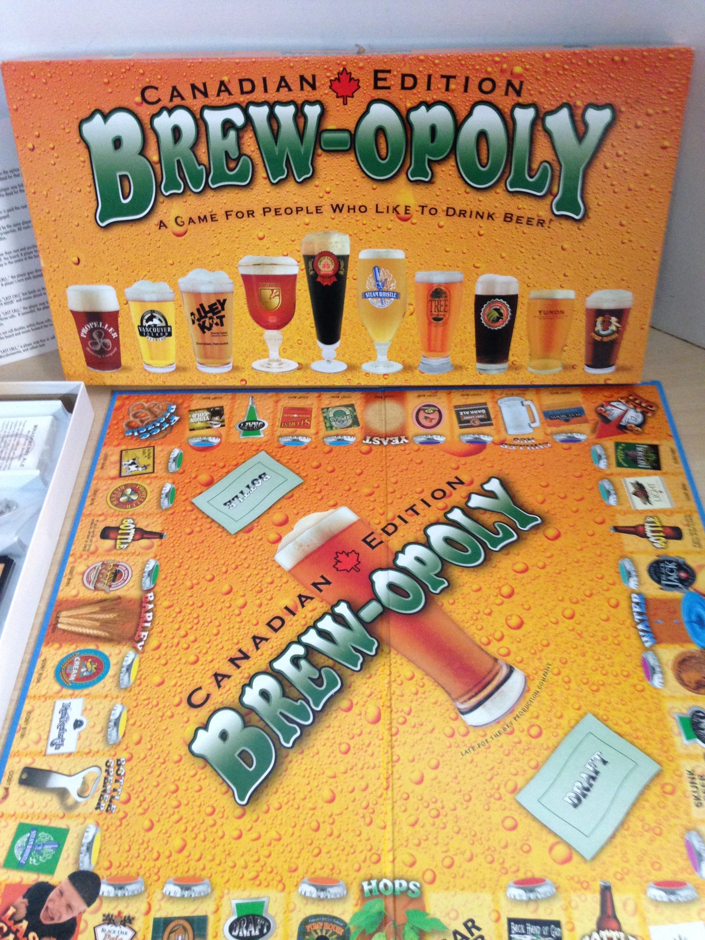 Game Monopoly Brew-Opoly Canadian Beer Edition Complete As New