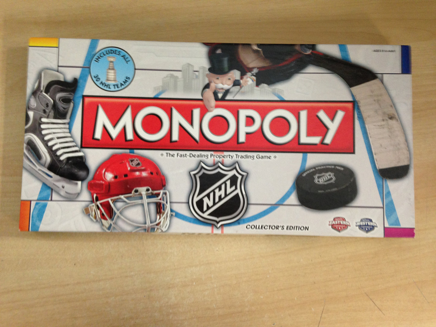 Y Game Monopoly NHL Includes All 30 NHL Teams Complete As New