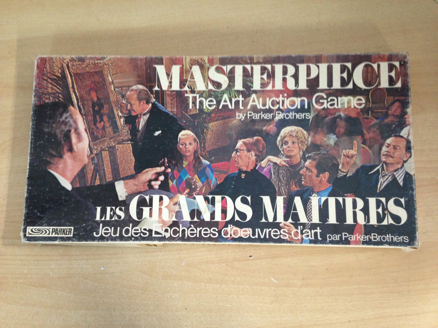 Game Materpiece The Art Auction Game Vintage 1970 Complete