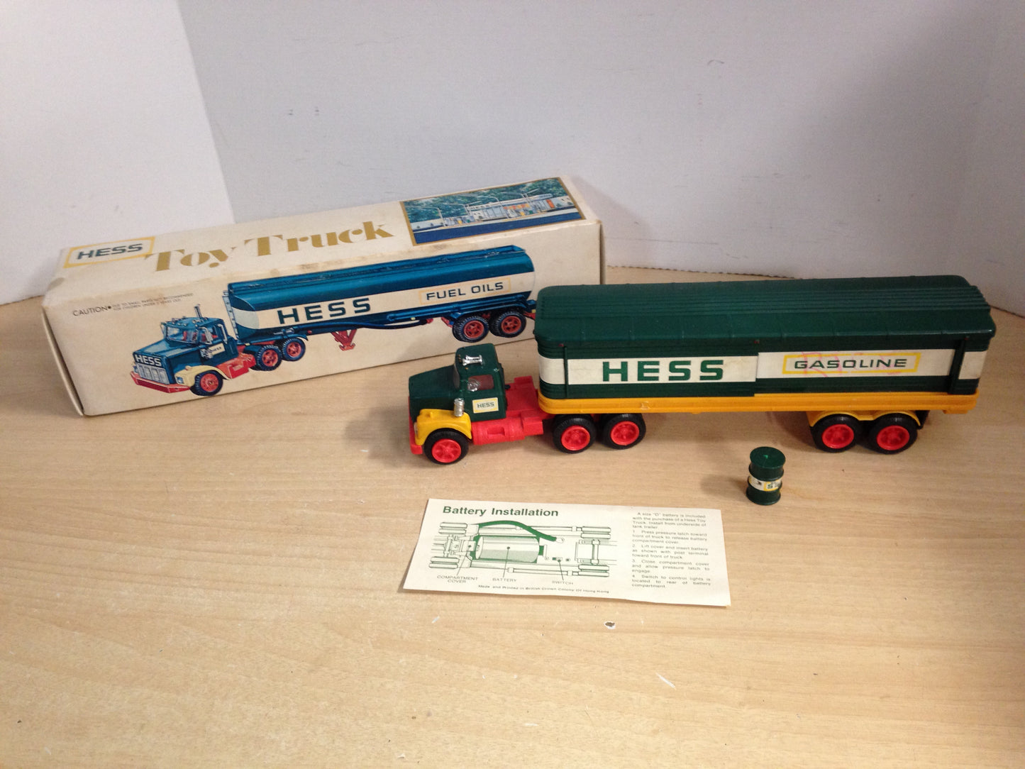 1971 Vintage Hess Gasoline Truck With Original Box RARE