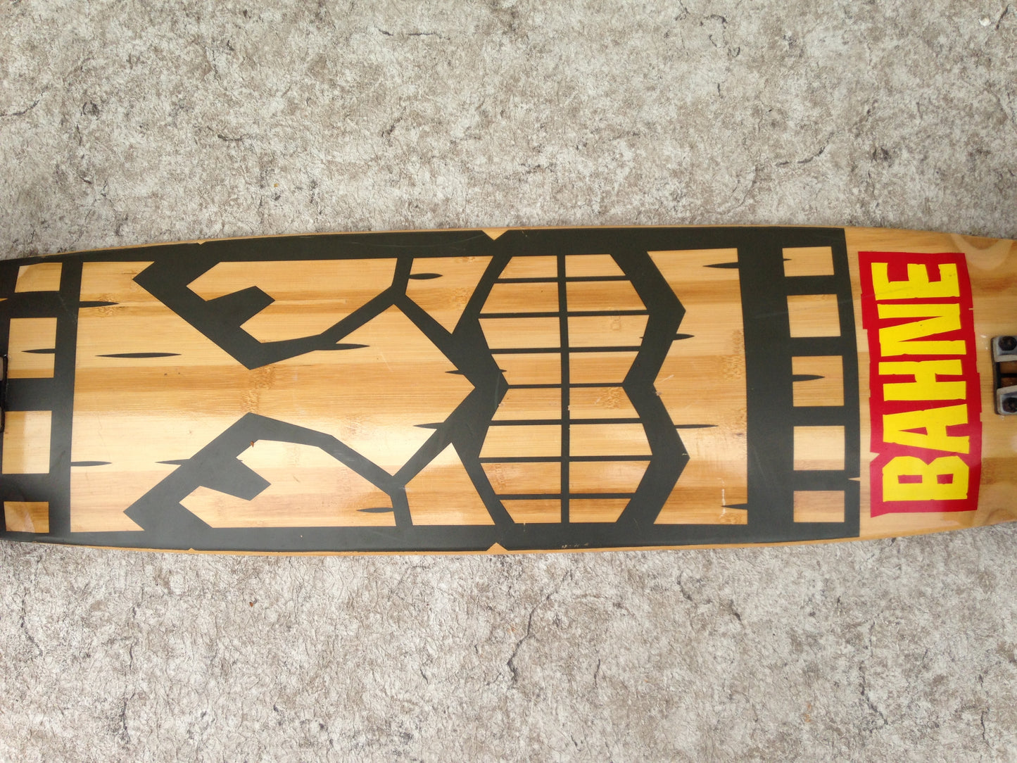 Skateboard Bahne 44" Deluxe Bamboo Long Board Excellent As New