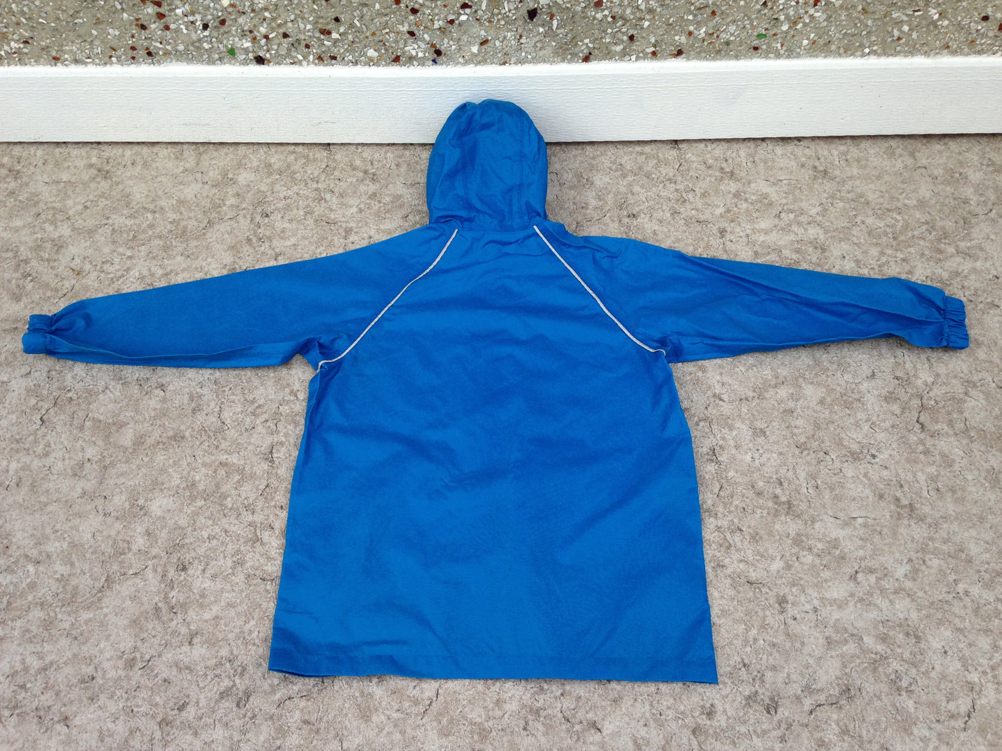 Rain Coat Child Size 12 MEC Blue With Reflectors Waterproof