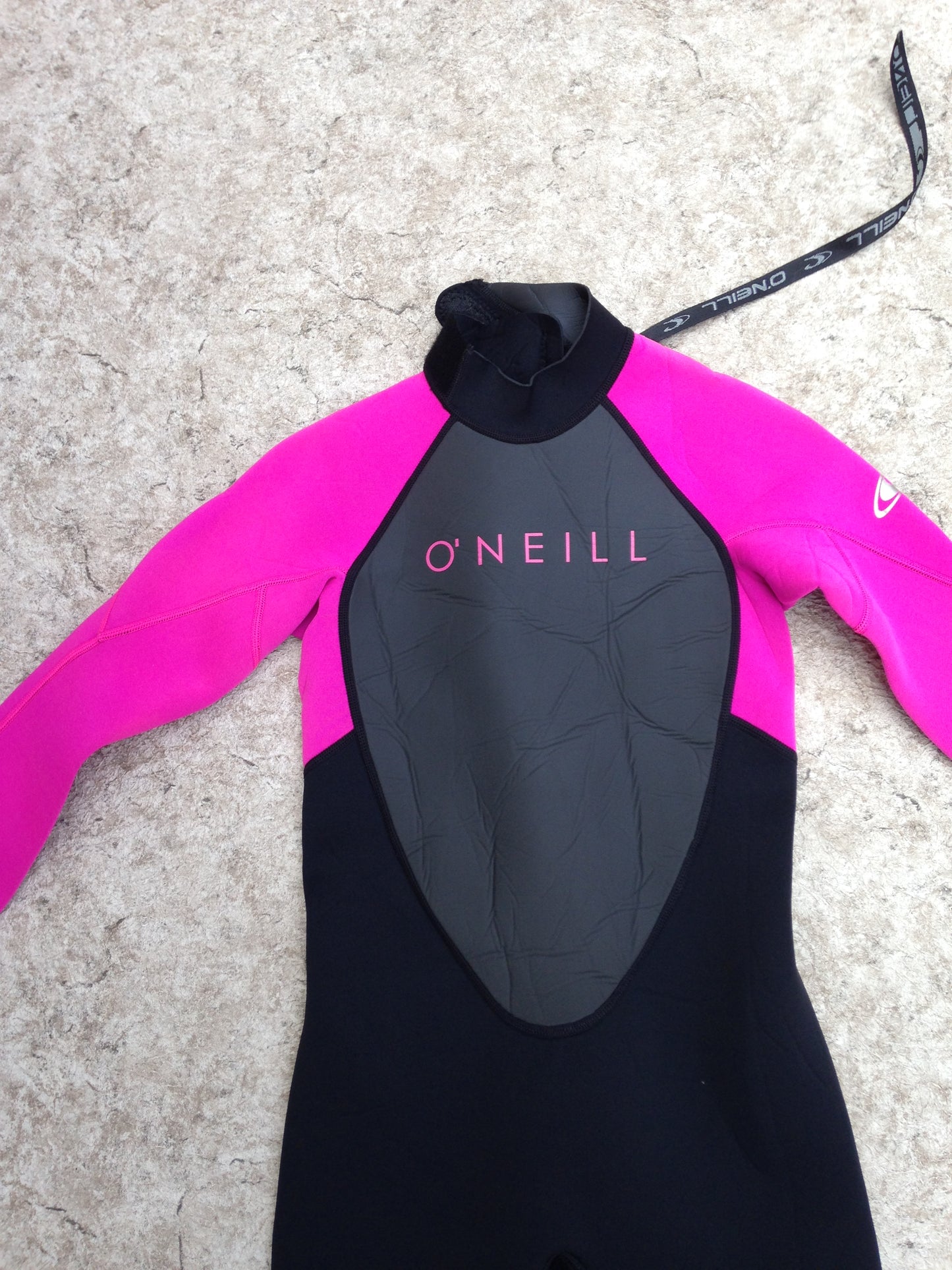 Wetsuit Child Size 14 Full 2-3 mm Neoprene Oneill Pink Black Minor Marks