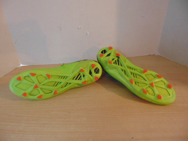 Soccer Shoes Cleats Men's Size 9 Adidas Lime Black Orange