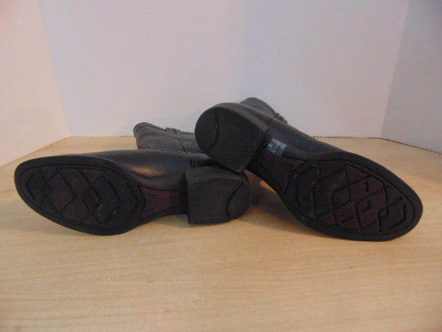 Cowboy Western Boots Men's Size 6 Ariat NEW Black Leather Upper Rubber Sole