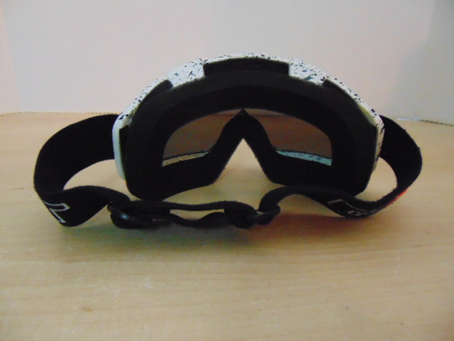 Ski Goggles Adult Size GTX Black White Red New Demo Model
