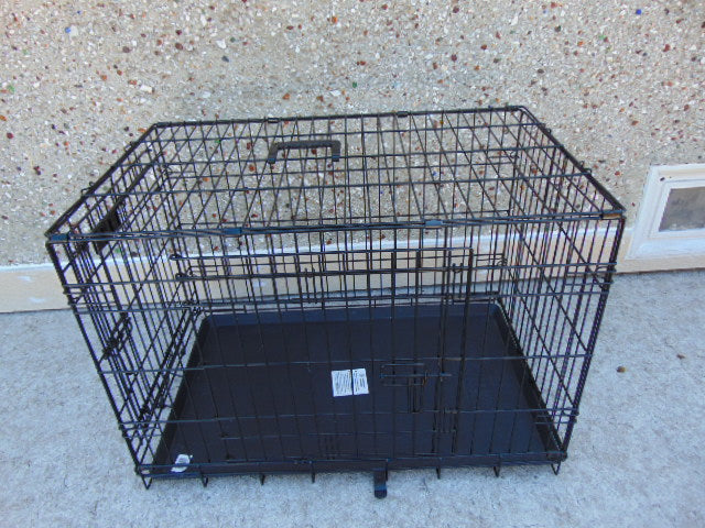 My Little Pet Shop Pet Crate Dog Kennel Medium 30-45 Lb Metal Folding 30 x 24 x 18
