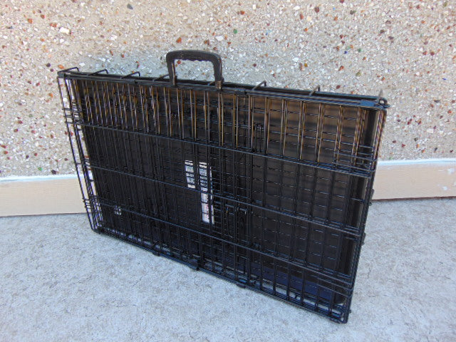 My Little Pet Shop Pet Crate Dog Kennel Medium 30-45 Lb Metal Folding 30 x 24 x 18