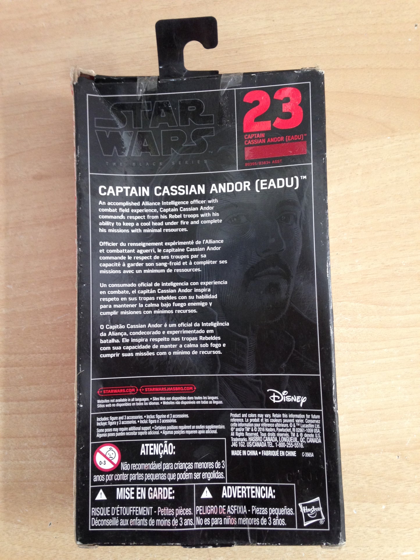 Action Figures NEW Star Wars Captain Cassian Andor Damaged Box