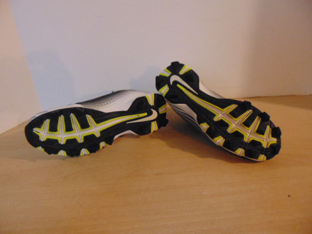 Baseball Shoes Cleats Child Size 5 Nike Vapor Black White