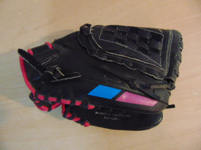 Baseball Glove Adult Size 11 inch Easton USA Leather Black Tan Fits on Left Hand Outstanding Quality