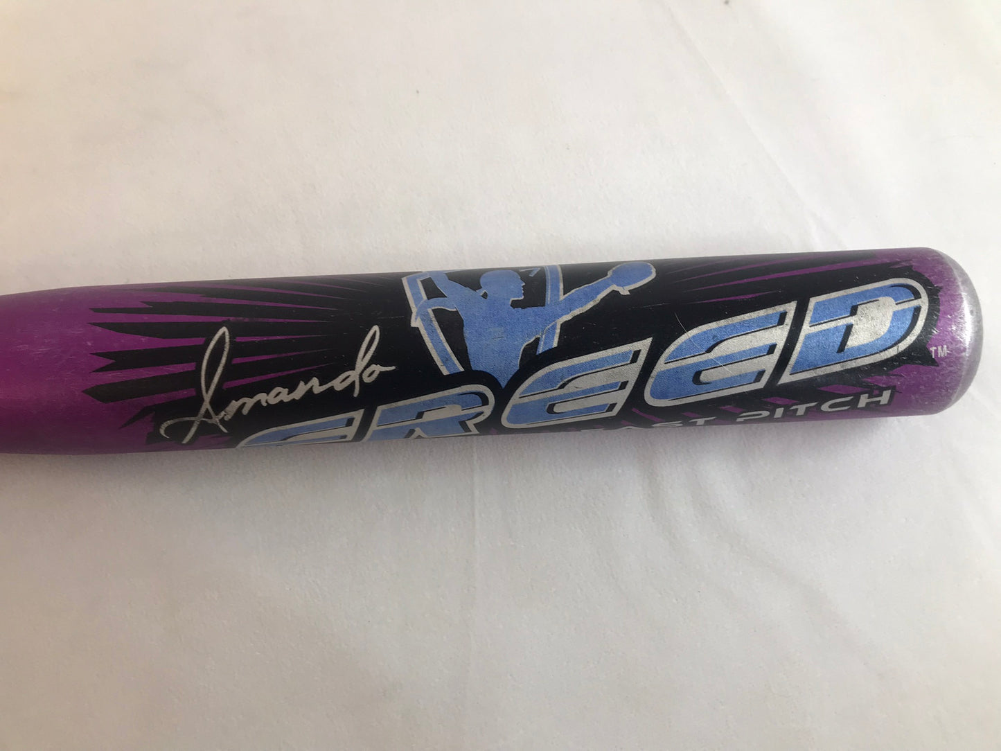 Baseball Bat 29 inch 20 oz Rawlings Freed Fast Pitch Soft Ball Purple -10