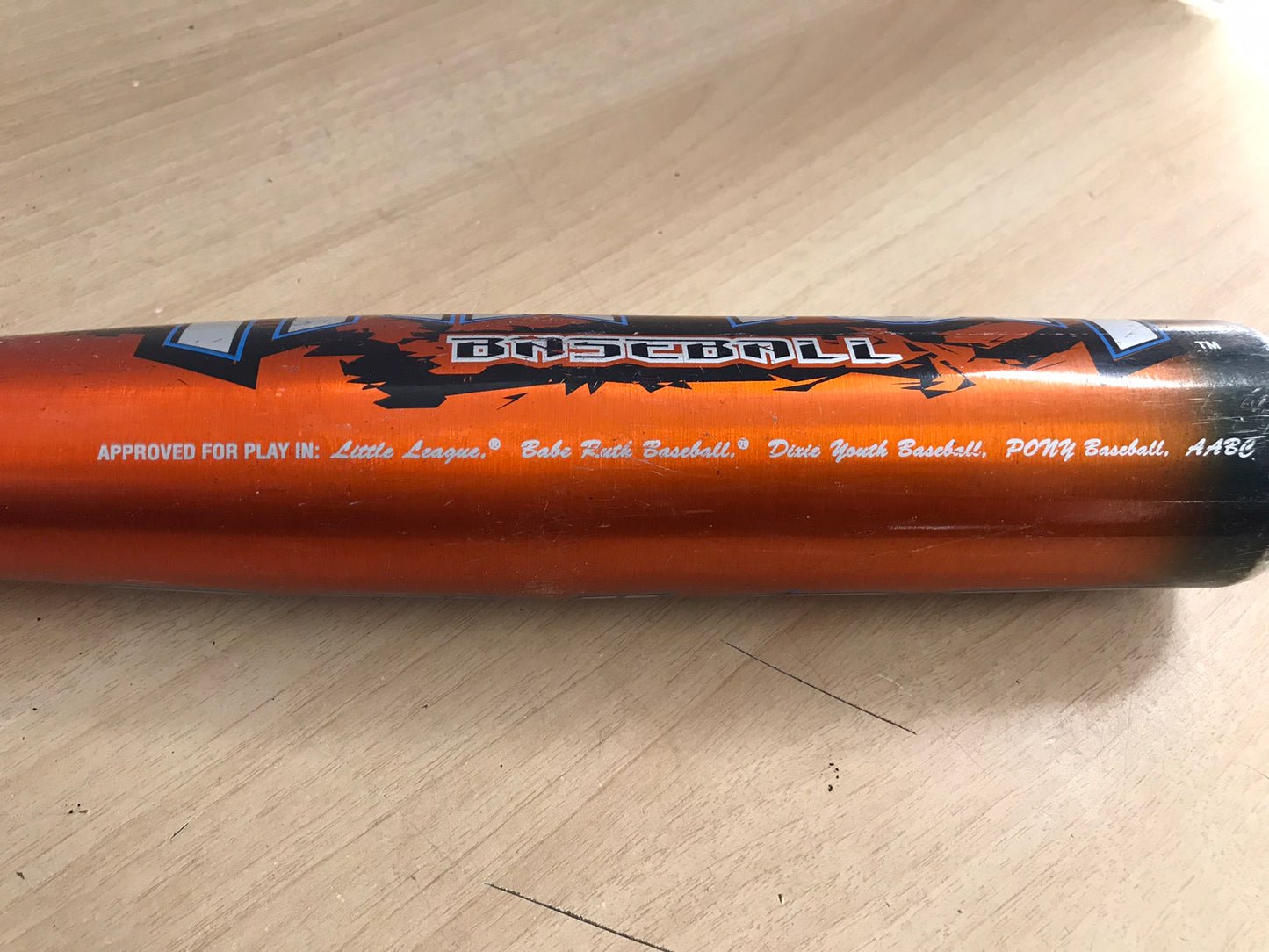 Baseball Bat 30 inch 17.5 oz Rawlings Raptors Baseball Black Copper