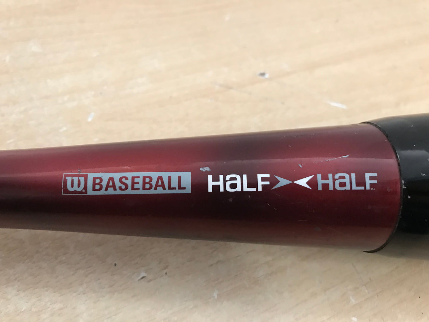 Baseball Bat 30 inch 21.5 oz Demarini Vexxum Long Barrel Half Half Baseball Black Red Outstanding