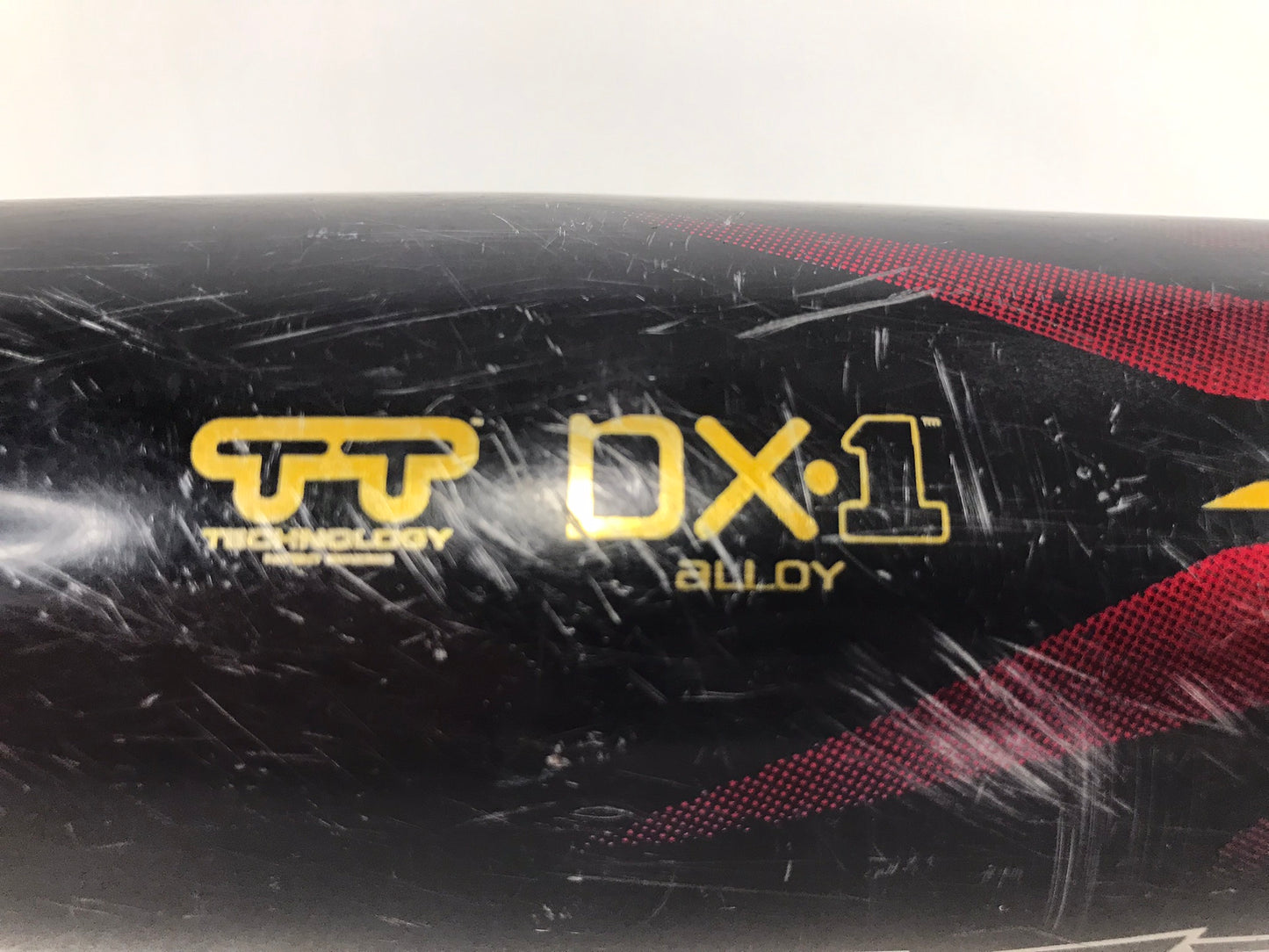 Baseball Bat 32 inch 23.5 oz Demarine Long Barrel Black Orange Half and Half
