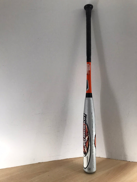 Baseball Bat 34 inch 31 oz Rawlings Plasma Fushon Baseball Black Orange Grey Excellent