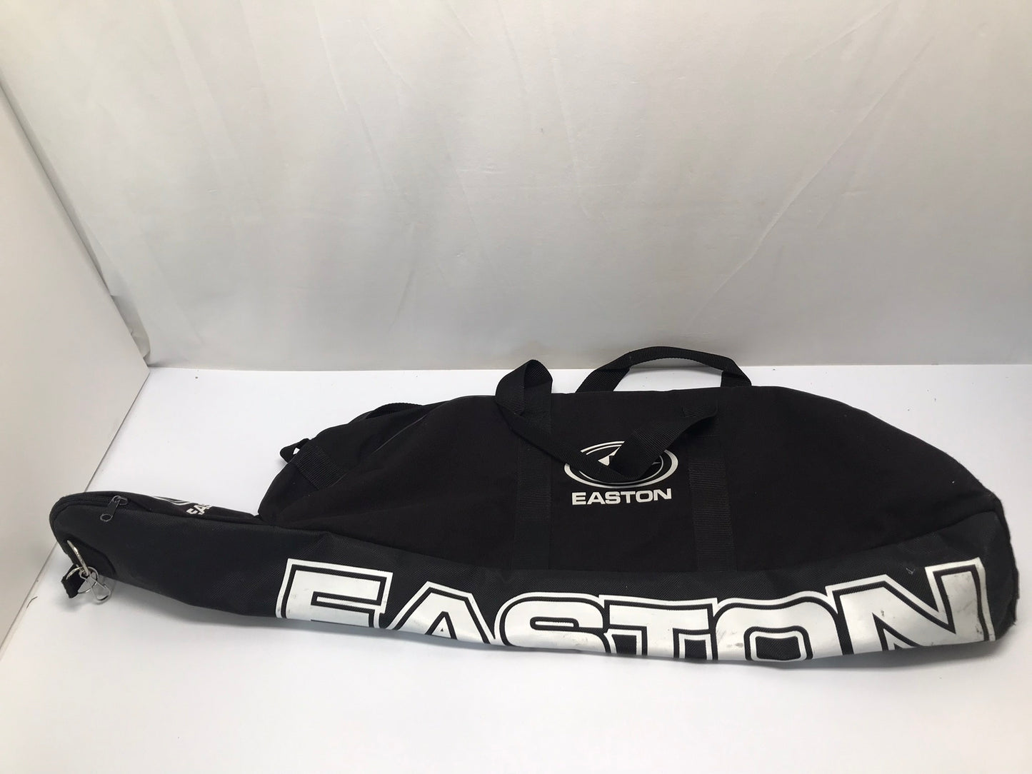 Baseball Bat and Gear Bag Junior Easton Black White Excellent