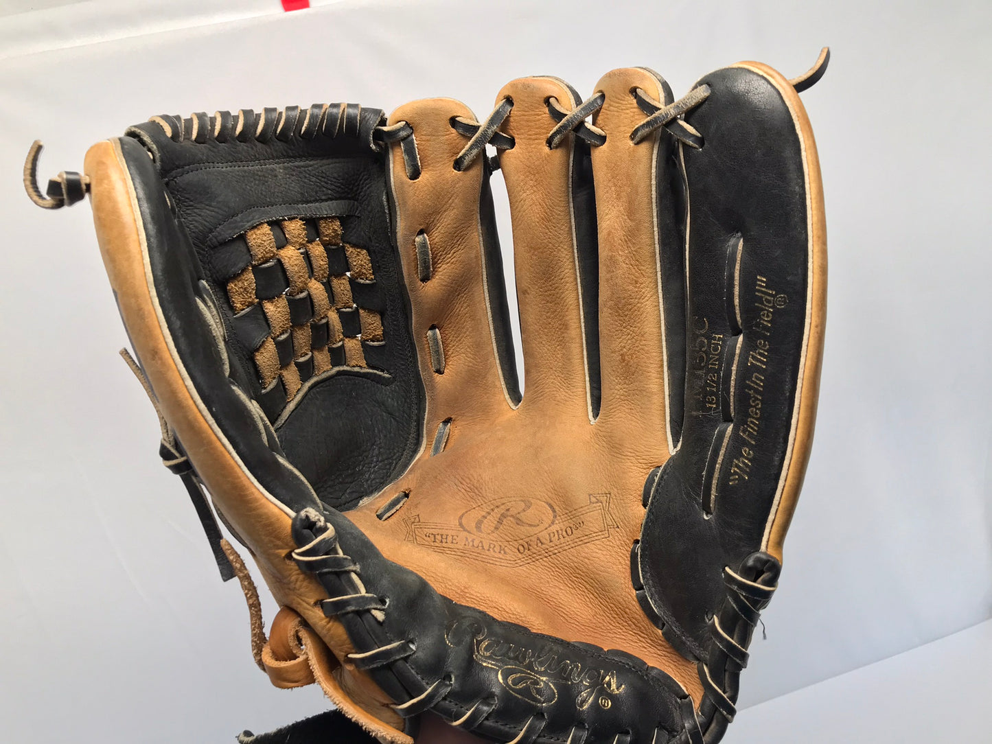 Baseball Glove Adult Size 12 inch Louisville Slugger Leather Fits on Left Hand As New