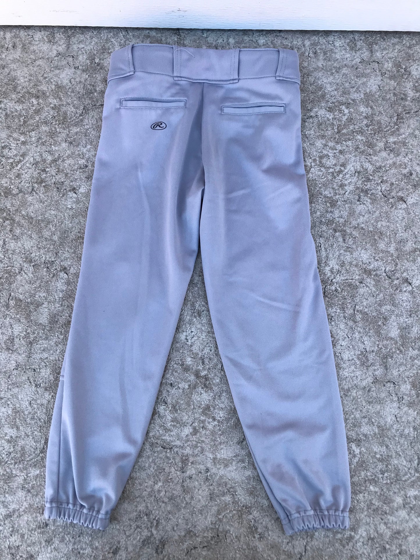 Baseball Pants Child Size Y X Large 12-14 Rawlings Grey As New