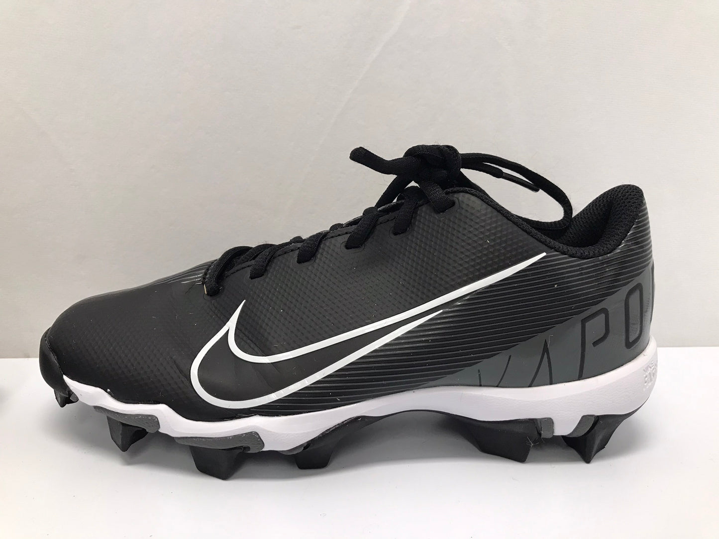 Baseball Shoes Cleats Child Size 4.5 Nike Vapor Ultrafly Black White New Demo Model