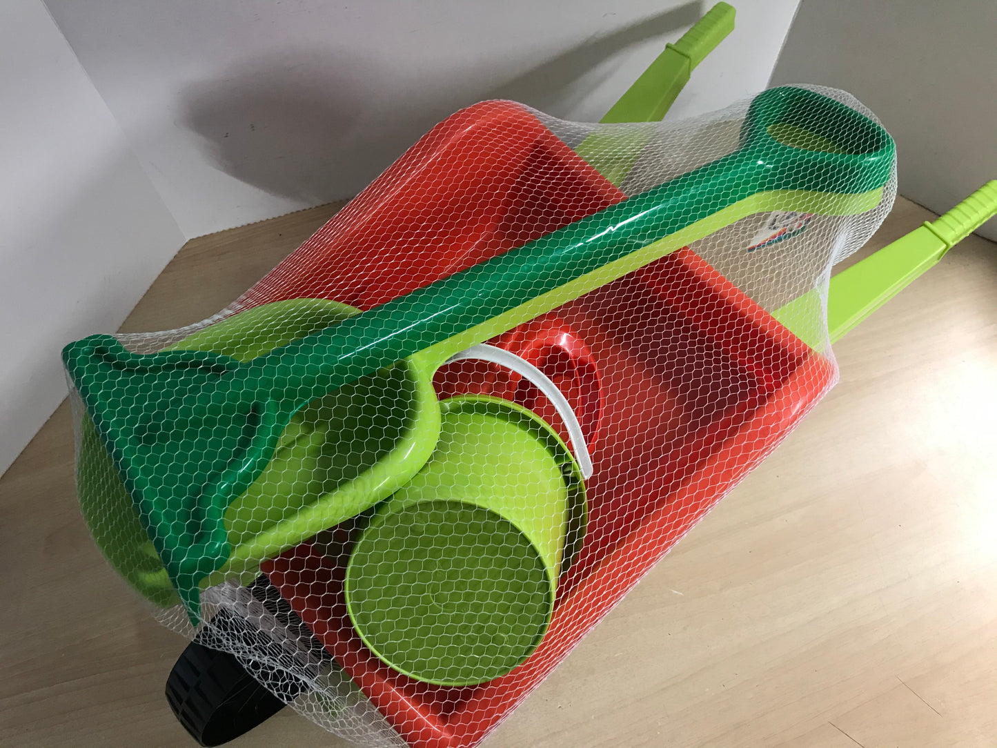 Child Size Gardening Set With Wheelbarrow Made By Androni From Italy Heavy Plastic NEW Age 2-5 Outstanding Quality