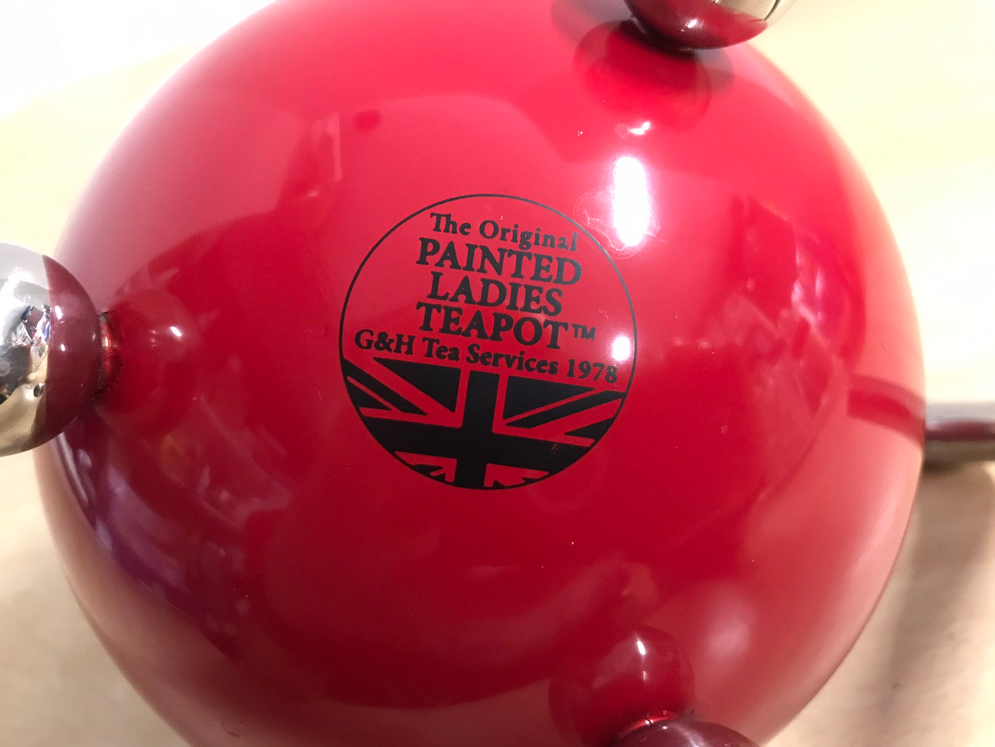 Cottage and Home 1978 Vintage The Original Painted Ladies Teapot England Stainless Steel As New 2 Cup