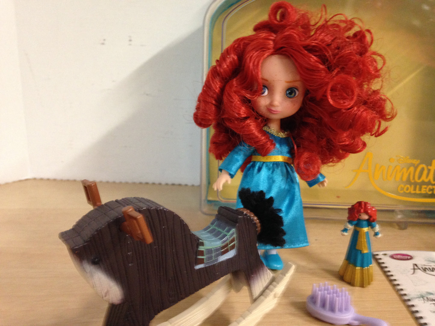 Disney Animators' Collection Princess Merida Mini Doll Play Set 5 inch Excellent As New