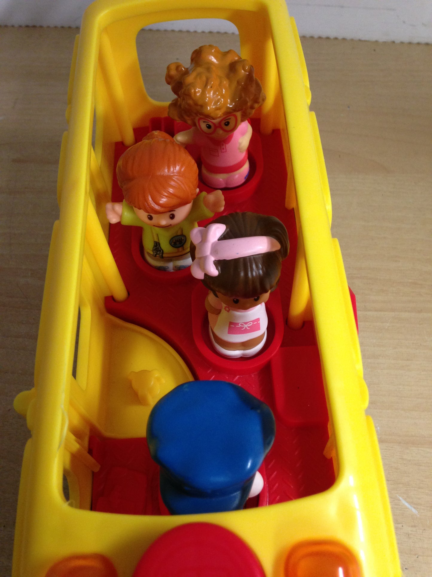 Fisher Price Little People Happy School Bus Real Sounds Excellent