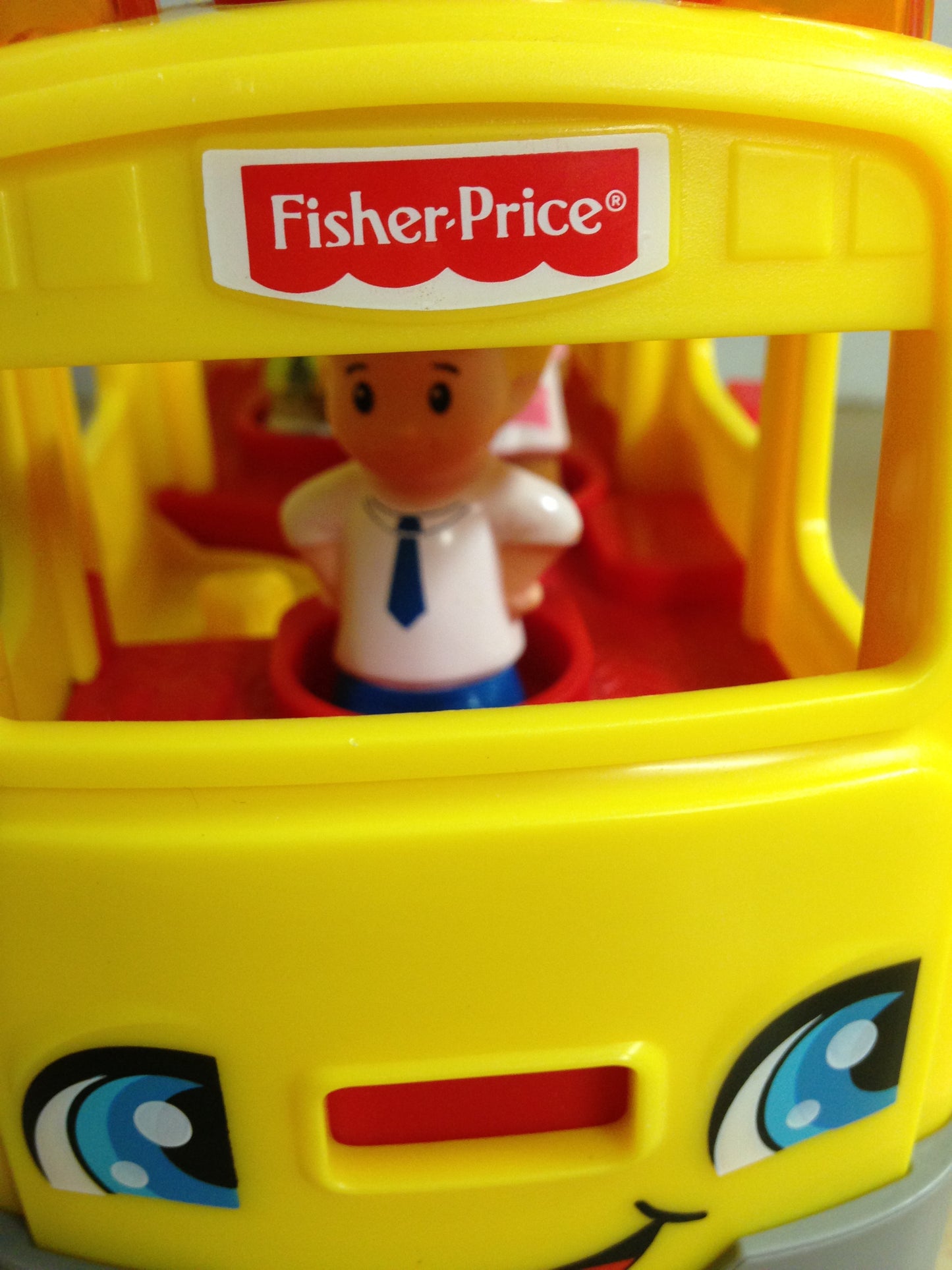 Fisher Price Little People Happy School Bus Real Sounds Excellent