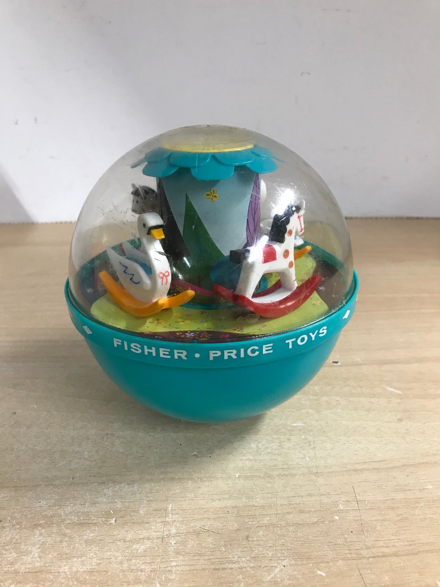 Fisher Price Vintage 1966 Roly Poly Chime Ball