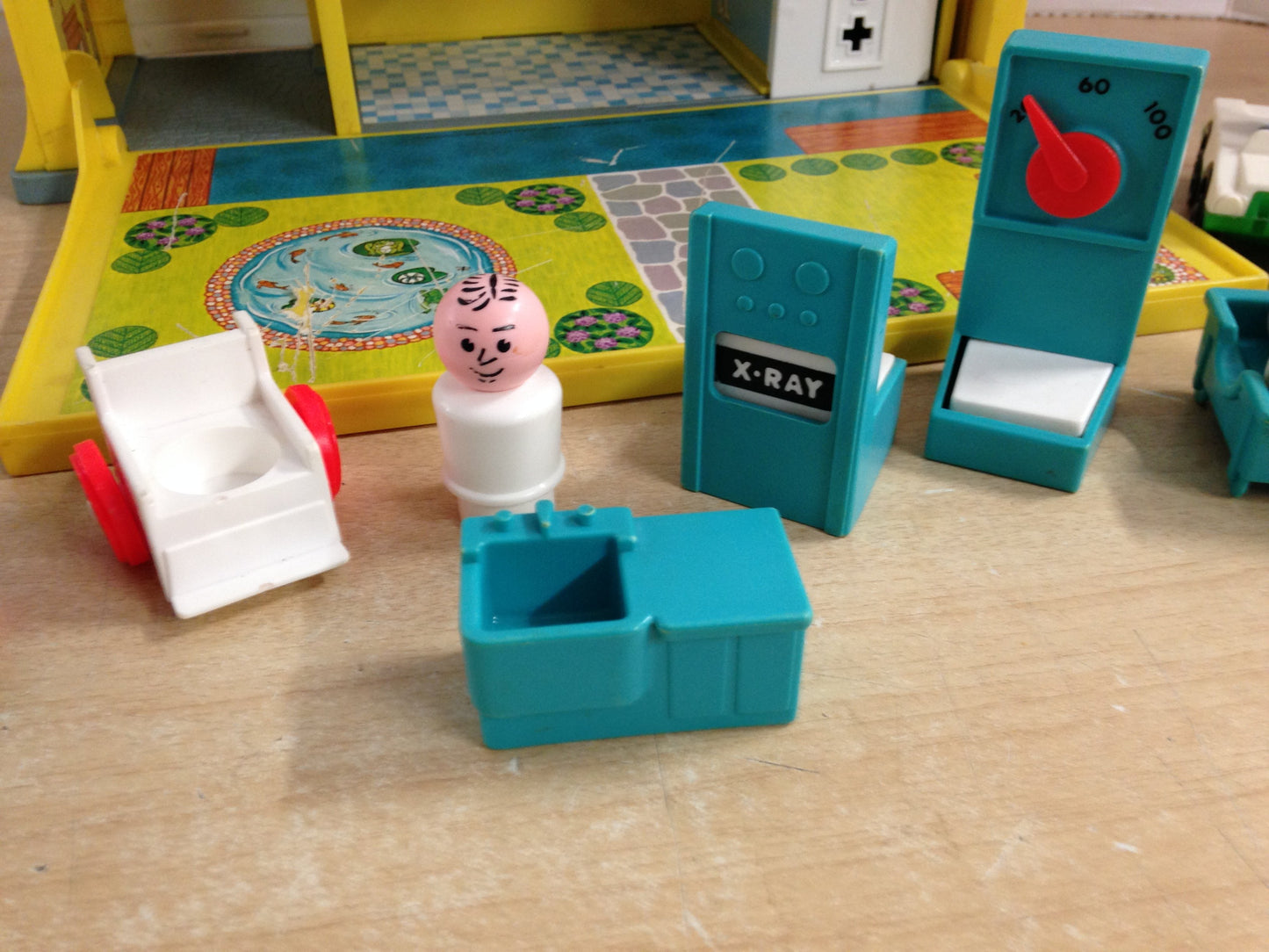 Fisher Price Vintage 1976 Play Family 931 Children's Hospital