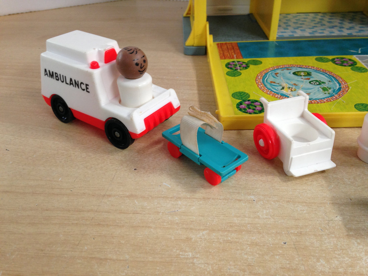 Fisher Price Vintage 1976 Play Family 931 Children's Hospital