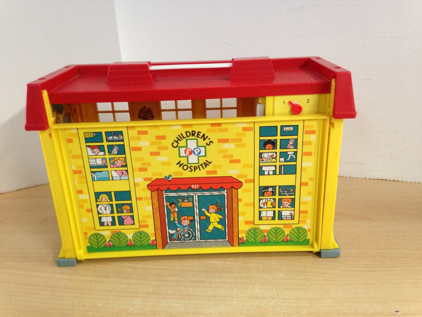 Fisher Price Vintage 1976 Play Family 931 Children's Hospital