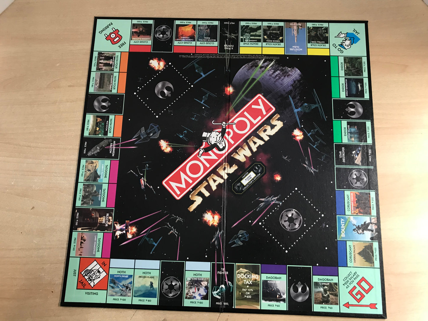 Game Monopoly Star Wars Limted Collectors Edition Vintage 1996 Age 8+ Excellent Complete RARE