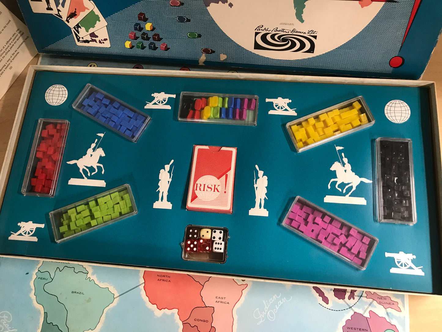 Game 1959 Vintage Risk RARE TO FIND