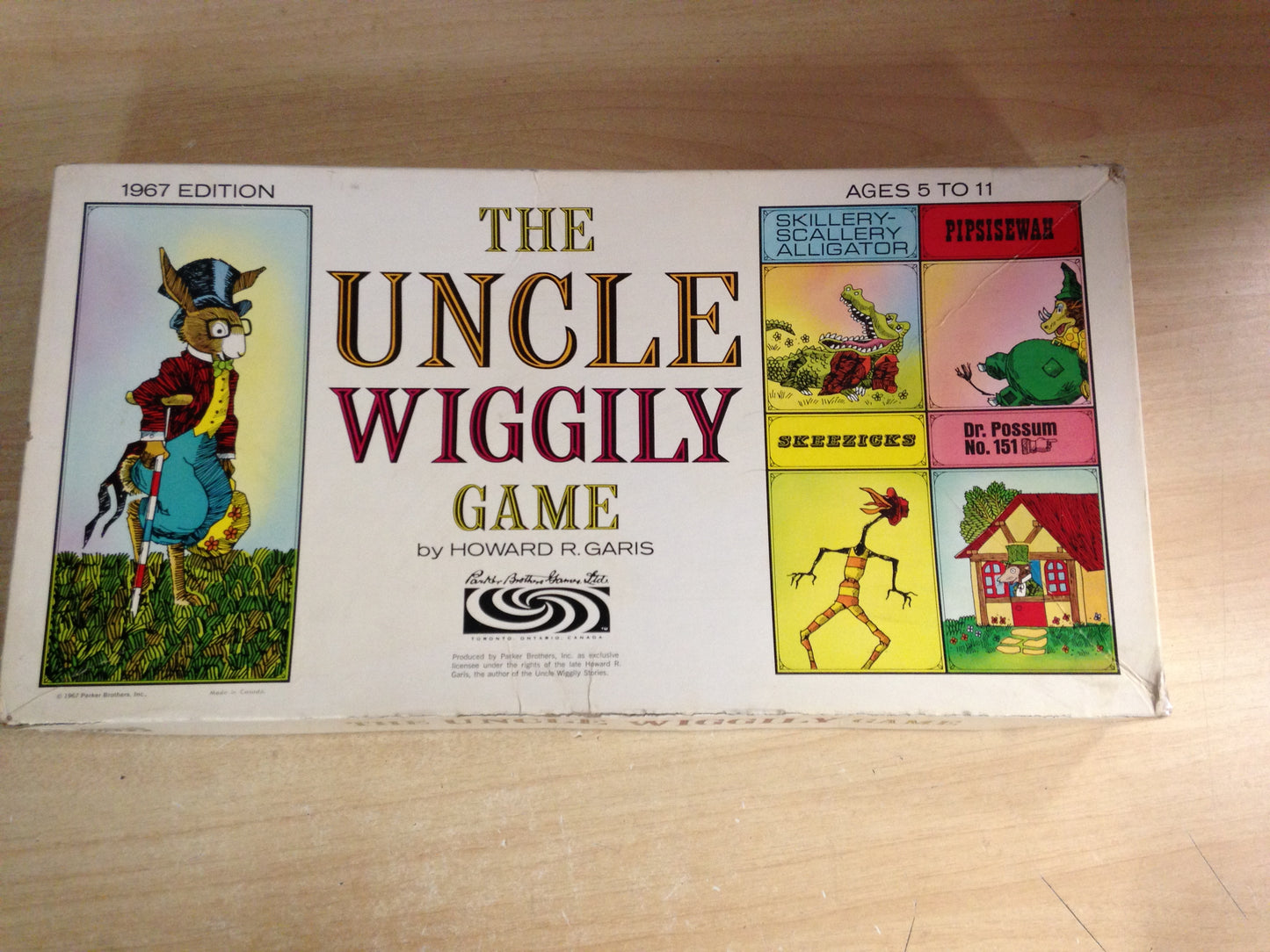 Y Game 1967 The Uncle Wiggily Game Complete RARE