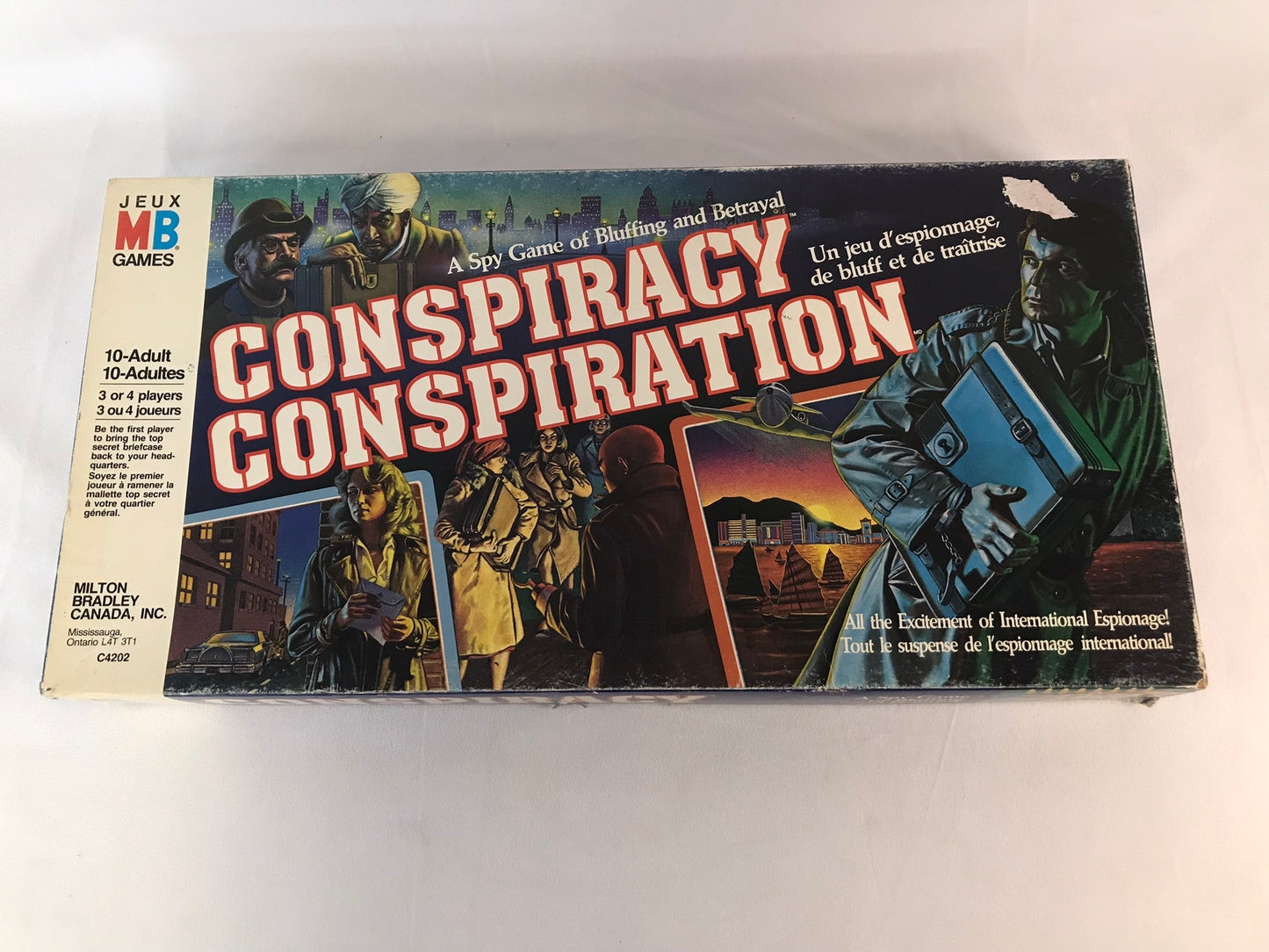 Game 1983 Vintage Milton Bradley Conspiracy Complete RARE