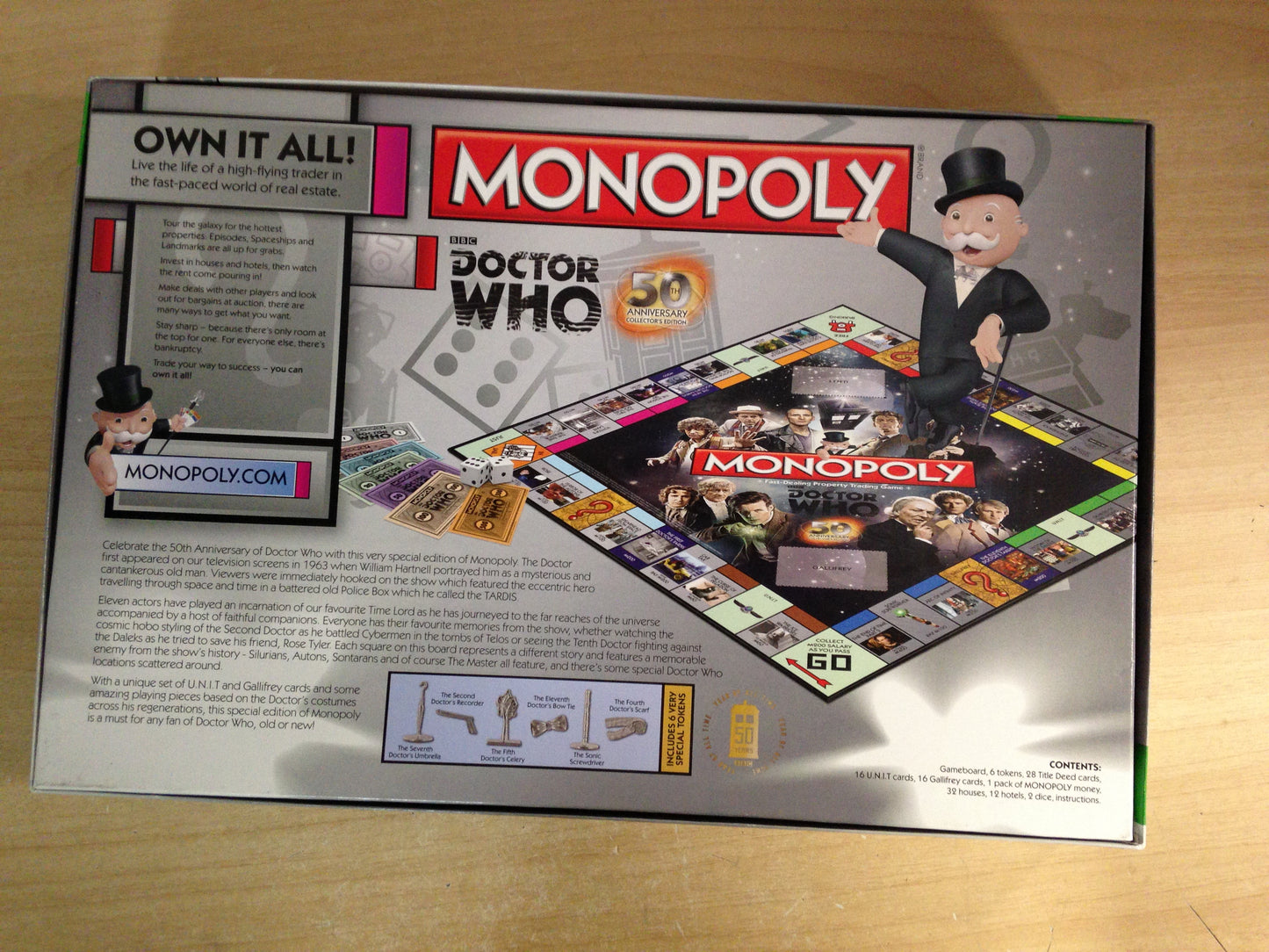 Game Monopoly Dr. Who 50th Anniversary NEW WITHOUT SEAL