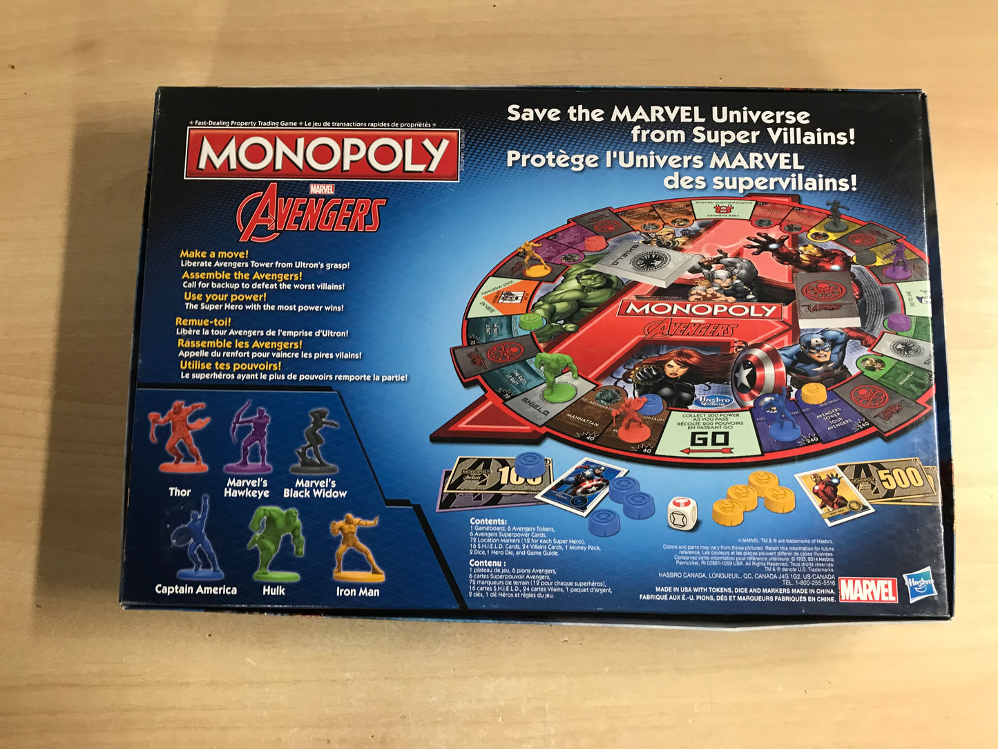 Game Monopoly Marvel Avengers Age 8+