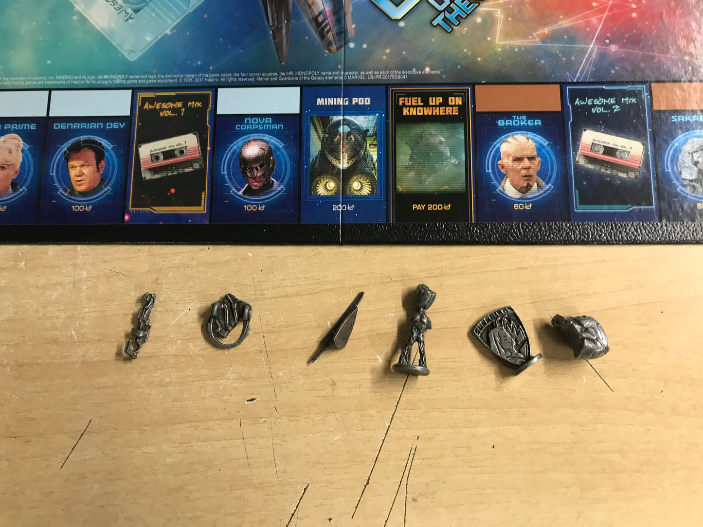 Game Monopoly Marvel Guardians Of The Galaxy Vol. 2 Complete Excellent