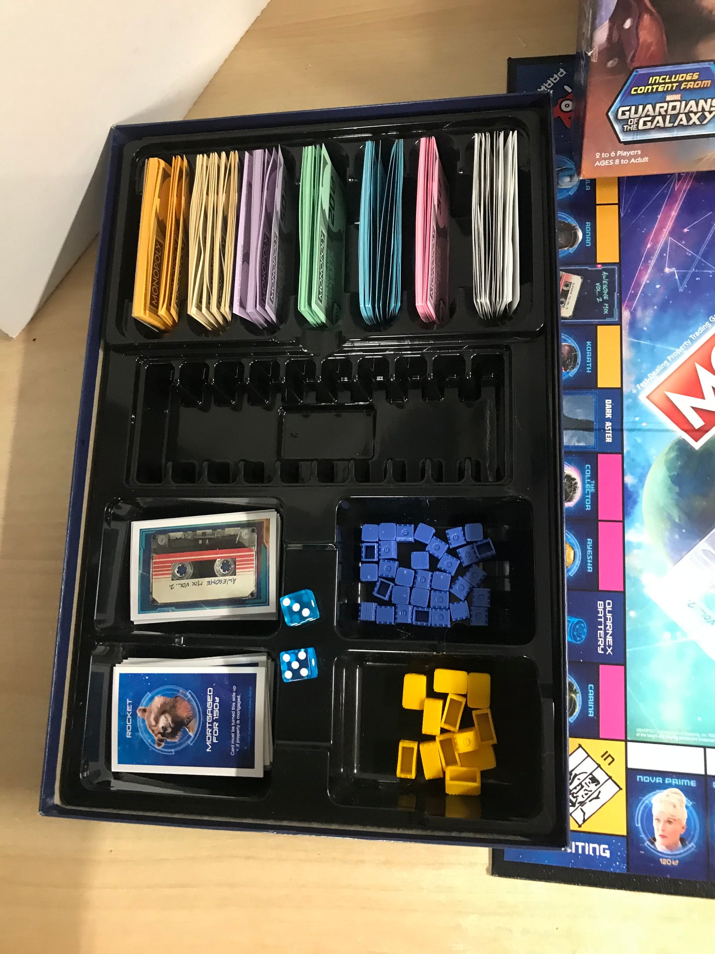 Game Monopoly Marvel Guardians Of The Galaxy Vol. 2 Complete Excellent