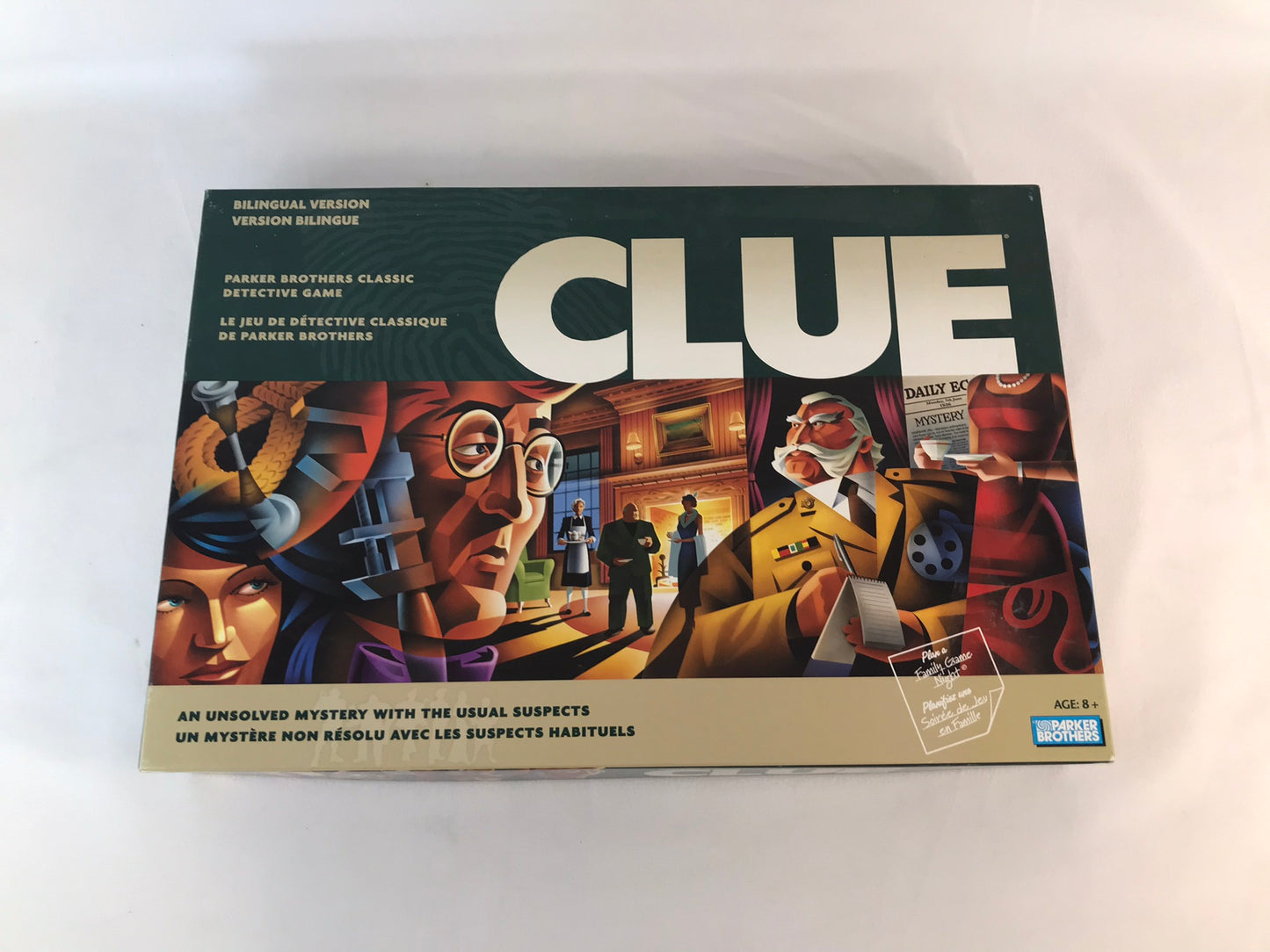 Game Parker Brothers Classic Detective Game Clue As New Complete