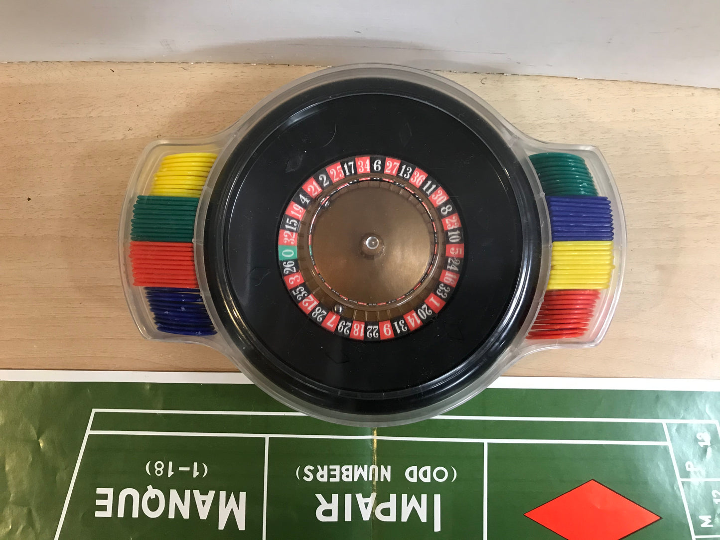 Game Roulette Gambling New Travel Game Vintage Complete