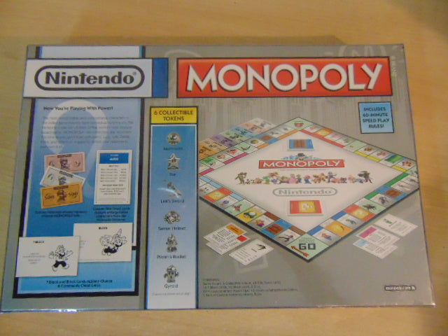 Y Game Monopoly Nintendo Collectors Edition New Factory Sealed 2014