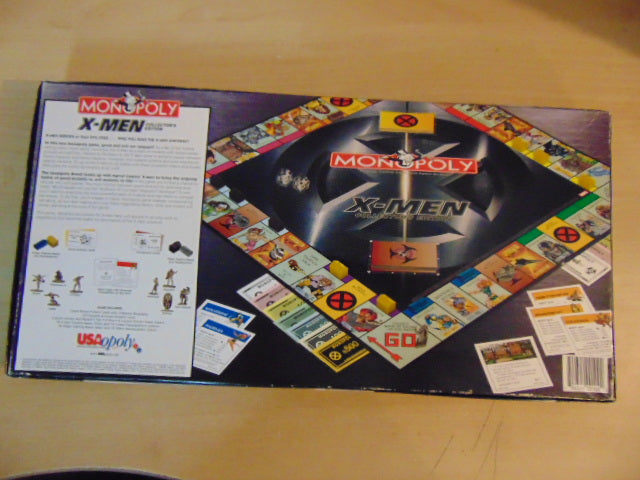 Game Monopoly X Men Action Figure Collectible Game Complete As New