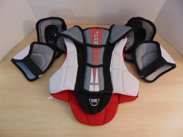 Hockey Shoulder Chest Pad Child Size Junior Large Itech Beefy Heavy Duty Protection Excellent