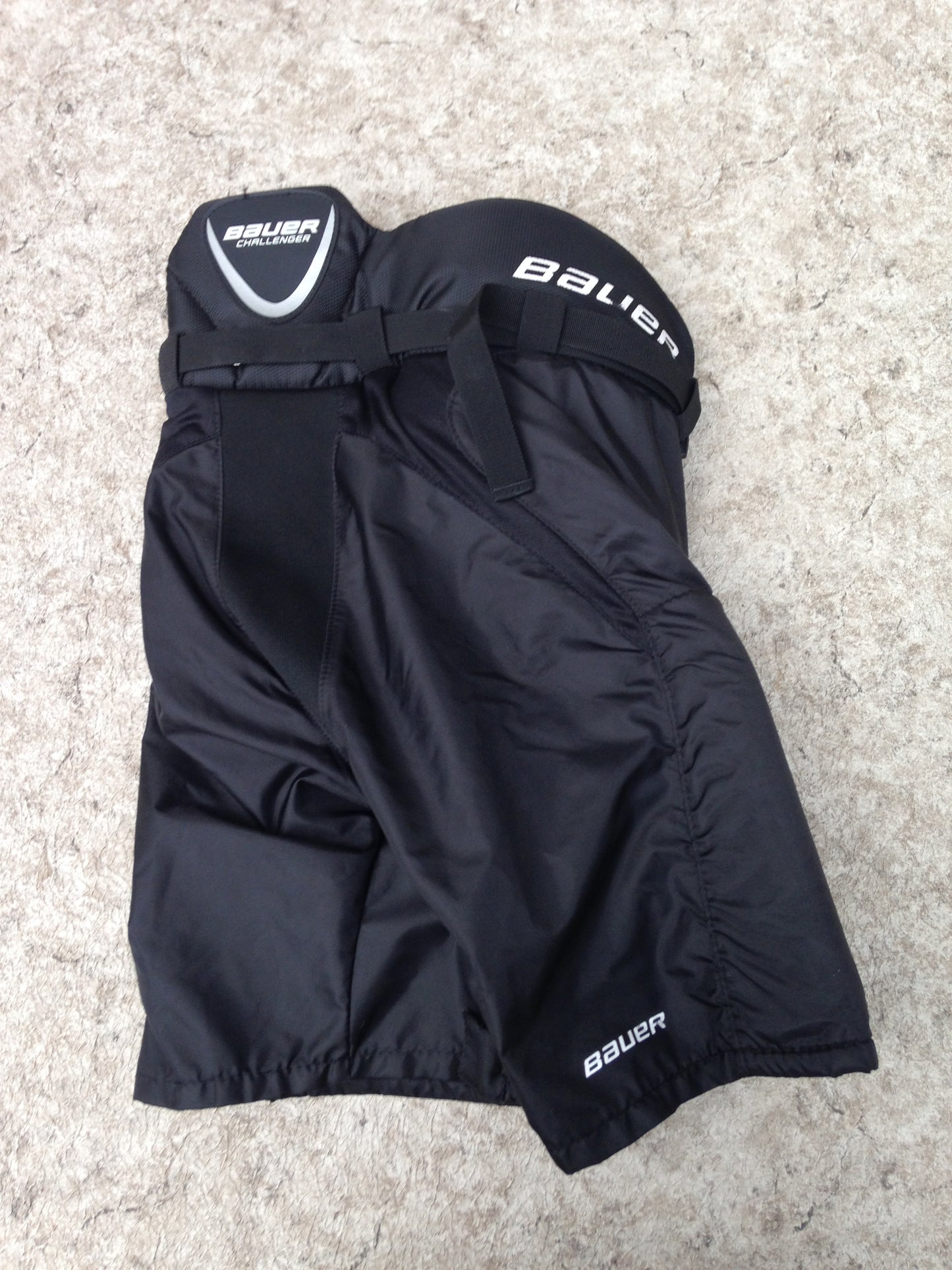 Hockey Pants Child Size Junior Large Bauer Challenger Black Blue Excellent
